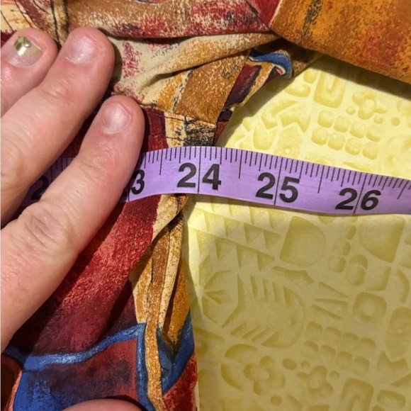 Vintage Colorful Abstract Button-Up Shirt - Picture 6 of 8